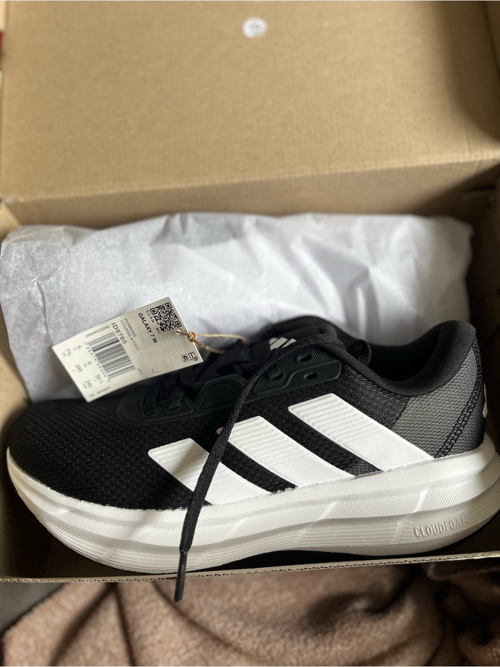 Adidas Galaxy 7 Running  Womens Black Sneakers Athletic Shoes US 7.5